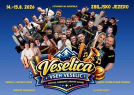 Veselica vseh veselic: Dva dni pristnega slovenskega vzdušja ob Zbiljskem jezeru