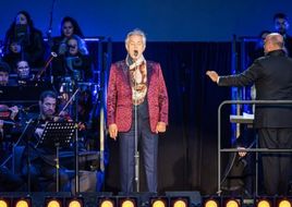 Foto: Andrea Bocelli, Caserma Goi Pantanali, Genoma, Italija (7. 5. 2026)