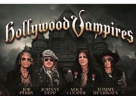Johnny Depp s skupino Hollywood Vampires prihaja v Pulo