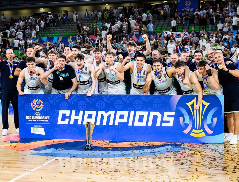 Nova zlata generacija: Slovenija osvojila EuroBasket U20