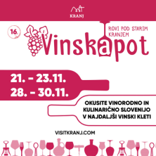 Vinska pot v rovih pod starim Kranjem