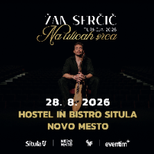 Žan Serčič - Na ulicah srca turneja 2026, Novo Mesto