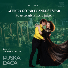 Alenka Gotar in Anže Šuštar