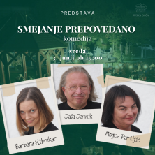 Komedija: Smejanje prepovedano - Mojca Partljič, Barbara Ribnikar, Jaša Jamnik