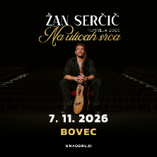 Žan Serčič - Na ulicah srca turneja 2026, Bovec