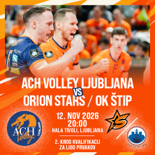ACH Volley Ljubljana : Orion Stars / OK &Scaron;TIP
