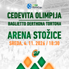 Cedevita Olimpija : Derthona