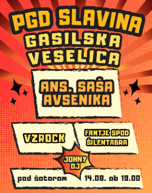 Gasilska veselica PGD Slavina