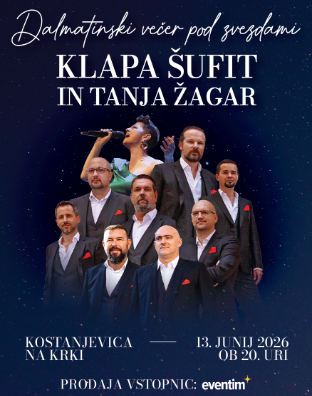 Klapa &Scaron;ufit z gostjo Tanjo Žagar