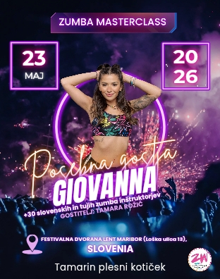 Zumba masterclass z ZJ Giovanna