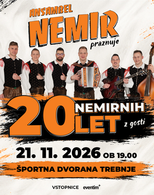 Ansambel Nemir praznuje: 20 Nemirnih let