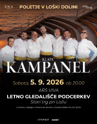 Poletje v Lo&scaron;ki dolini: Klapa Kampanel