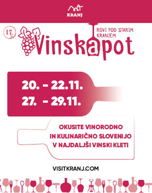 Vinska pot v rovih pod starim Kranjem