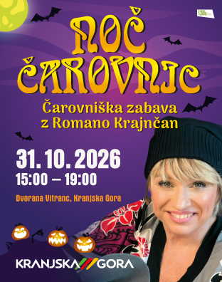 Noč čarovnic za otroke v Kranjski Gori