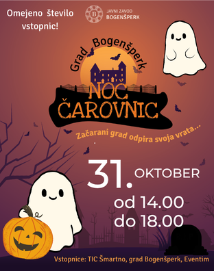 Noč čarovnic na gradu Bogen&scaron;perk