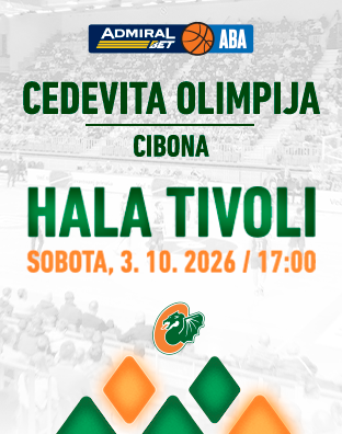Cedevita Olimpija : Cibona