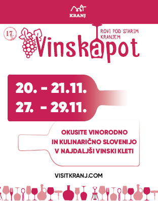 Vinska pot v rovih pod starim Kranjem