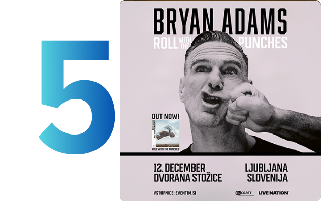 Bryan Adams: Roll with the Punches @ Ljubljana.