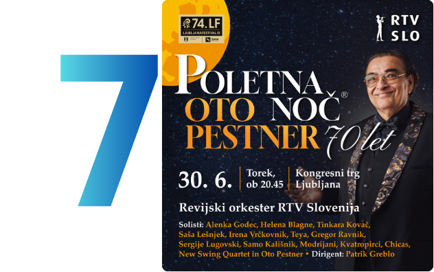 POLETNA NOČ: Oto Pestner - 70 let