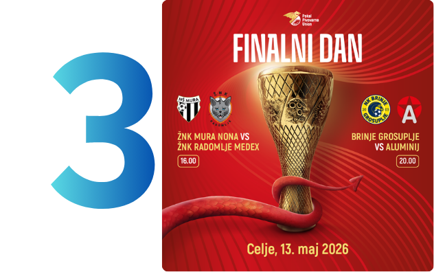 Finale pokala Pivovarna Union 2025/2026