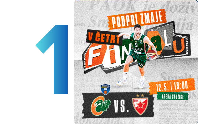 Cedevita Olimpija : Crvena zvezda