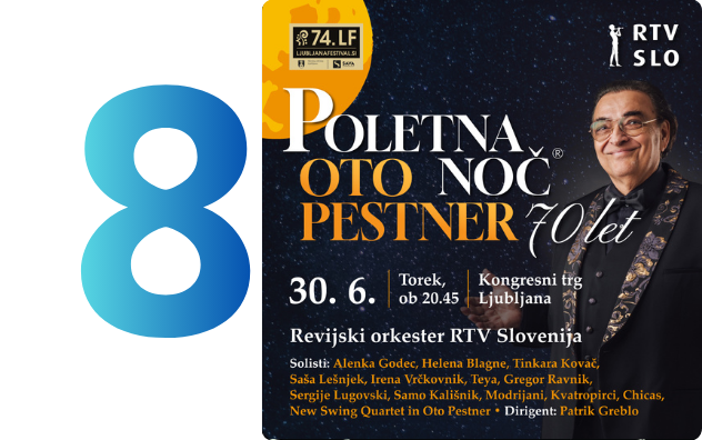POLETNA NOČ: Oto Pestner - 70 let