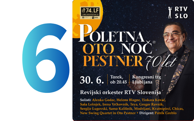 POLETNA NOČ: Oto Pestner - 70 let