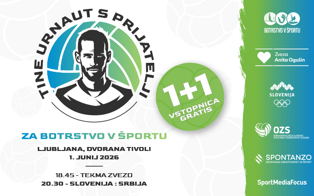 Tine Urnaut s prijatelji za botrstvo v &scaron;portu