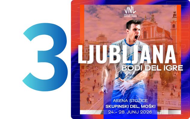 SLO : BRA | Odbojkarska Liga narodov