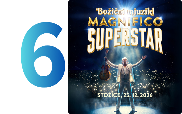 Božični mjuzikl Magnifico Superstar