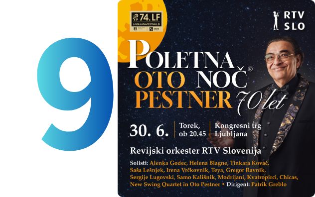 POLETNA NOČ: Oto Pestner - 70 let