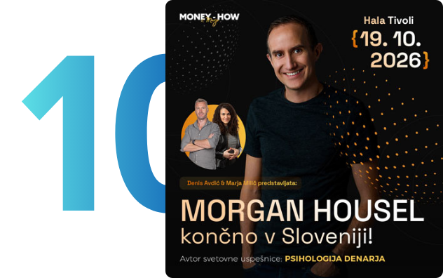 Morgan Housel končno v Sloveniji!