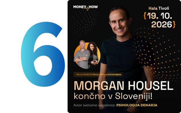Morgan Housel končno v Sloveniji!
