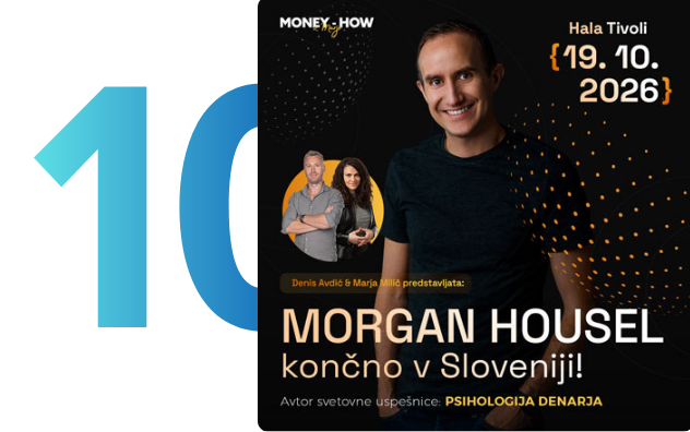 Morgan Housel končno v Sloveniji!