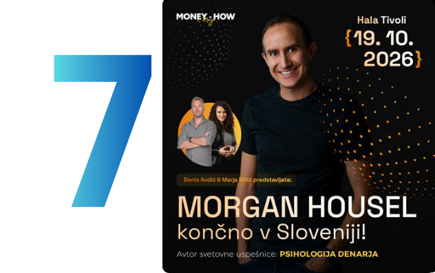 Morgan Housel končno v Sloveniji!