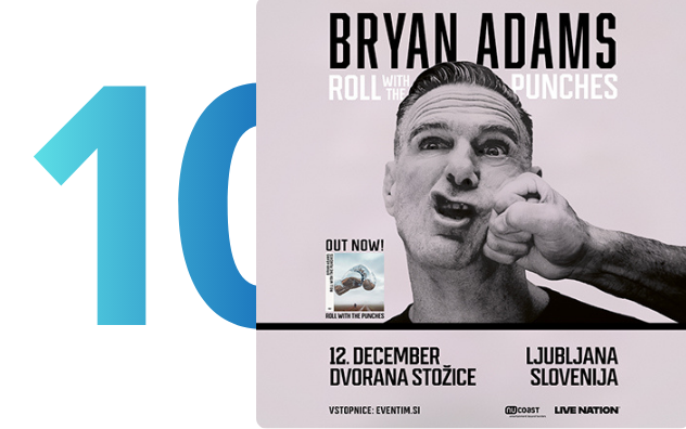 Bryan Adams: Roll with the Punches @ Ljubljana.