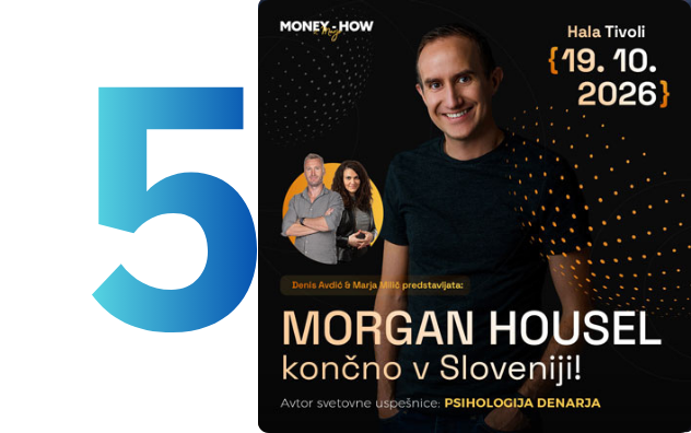 Morgan Housel končno v Sloveniji!