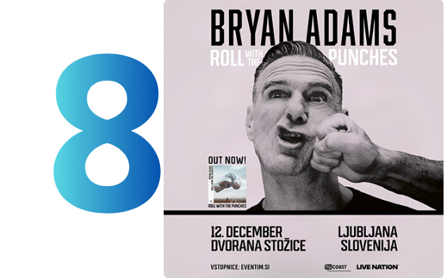 Bryan Adams: Roll with the Punches @ Ljubljana.