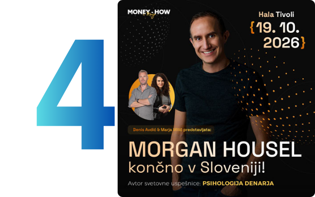 Morgan Housel končno v Sloveniji!