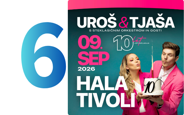 Uro&scaron; in Tja&scaron;a - 10 let | Veliki koncert z gosti