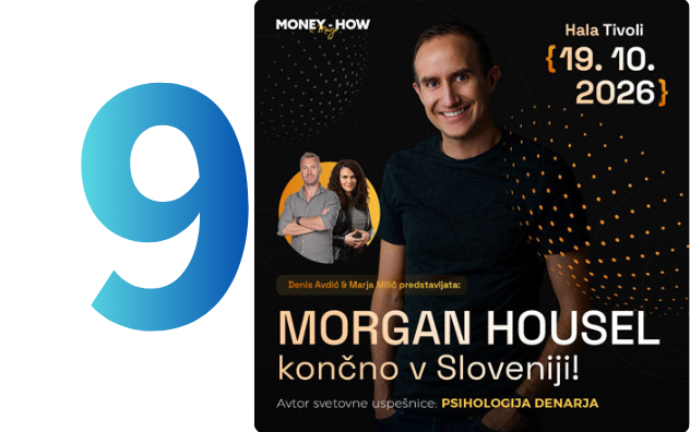 Morgan Housel končno v Sloveniji!