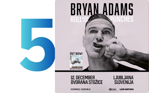 Bryan Adams: Roll with the Punches @ Ljubljana.