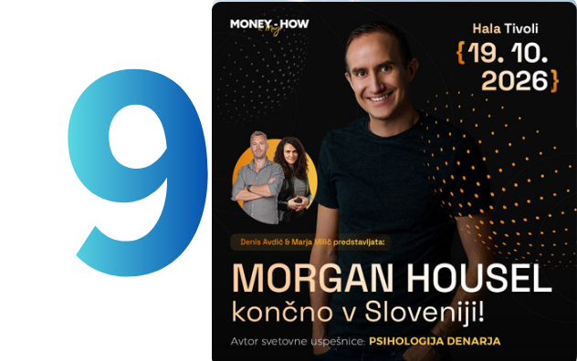 Morgan Housel končno v Sloveniji!