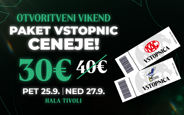 HK Olimpija Ljubljana: paketna vstopnica