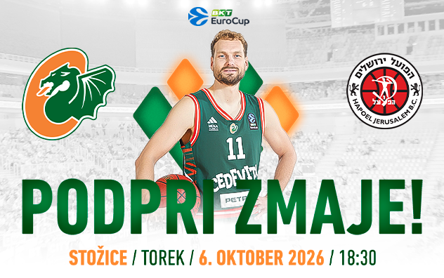 Cedevita Olimpija : Hapoel Midtown Jeruzalem