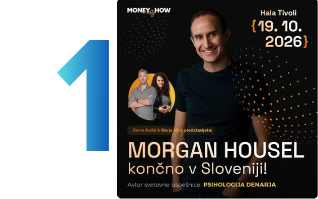 Morgan Housel končno v Sloveniji!