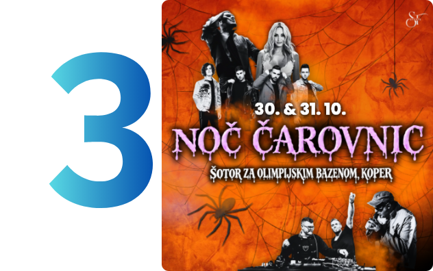 Noč čarovnic - Tradicionalna zabava Koper 2026