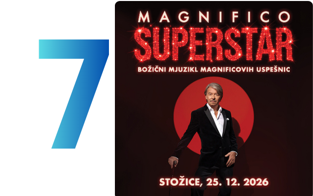 Božični mjuzikl Magnifico Superstar