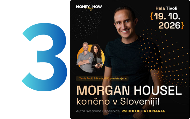 Morgan Housel končno v Sloveniji!