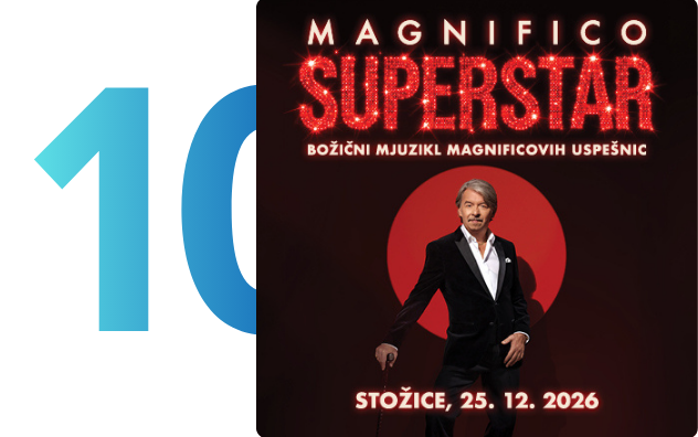 Božični mjuzikl Magnifico Superstar